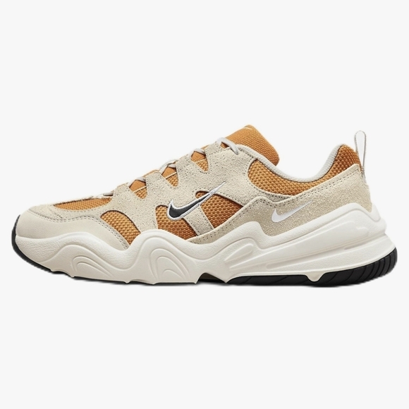 NIKE TECH ERA Monarch Black Lite Bone Sail Athletic Shoes.